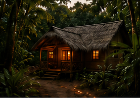 Traditional Amazonian ayahuasca ceremony